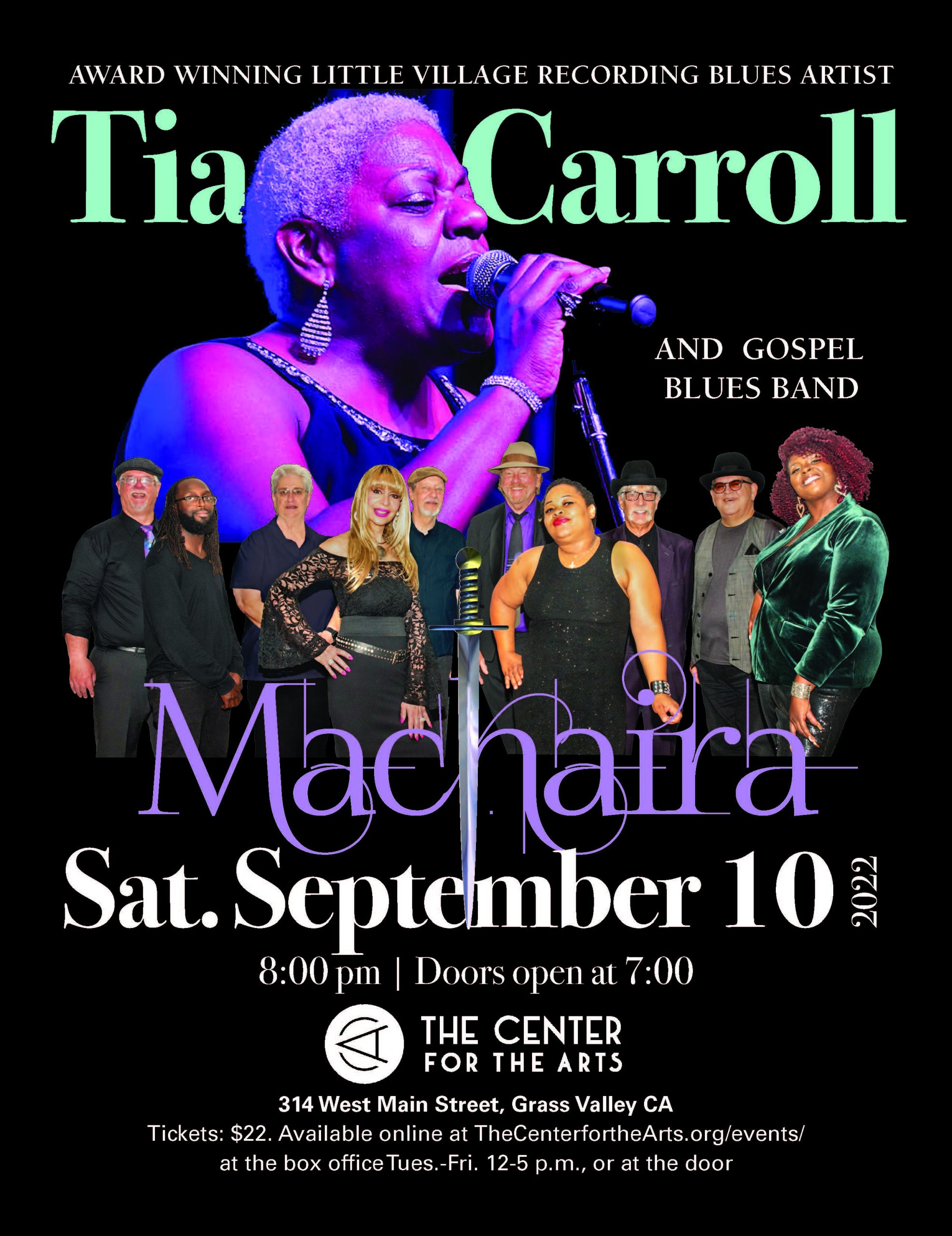 poster for Center for the Arts concert